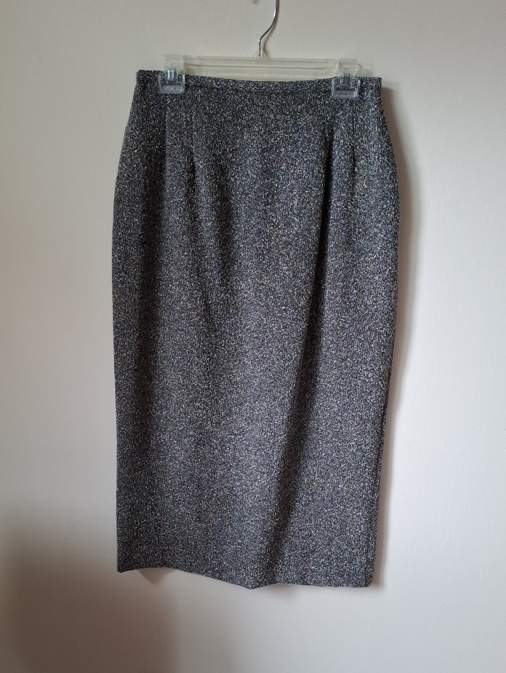 Black And White Speckled Pencil Maxi Skirt Size 12 Petite
